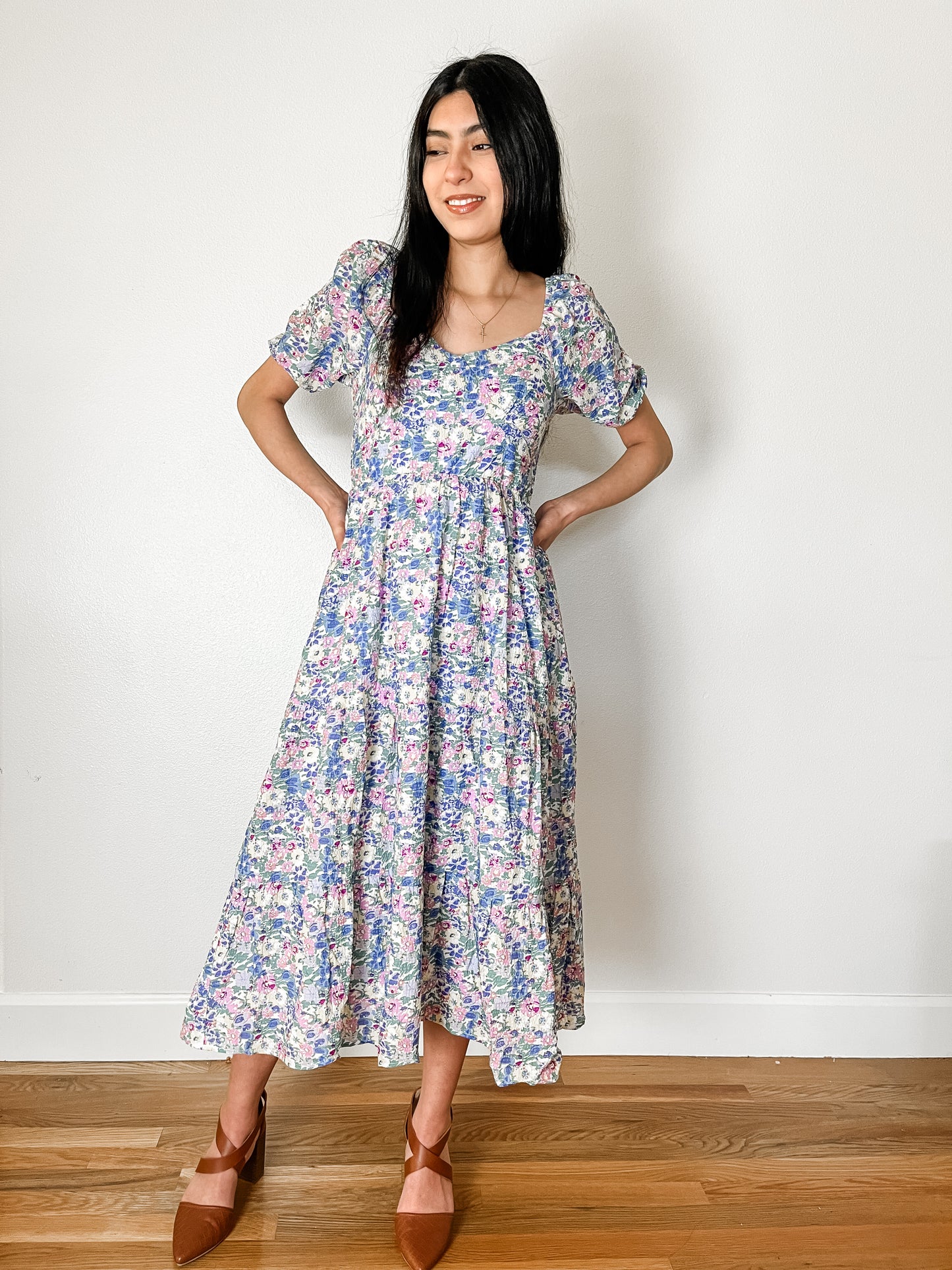 Lila in Lilac Orchid Dress