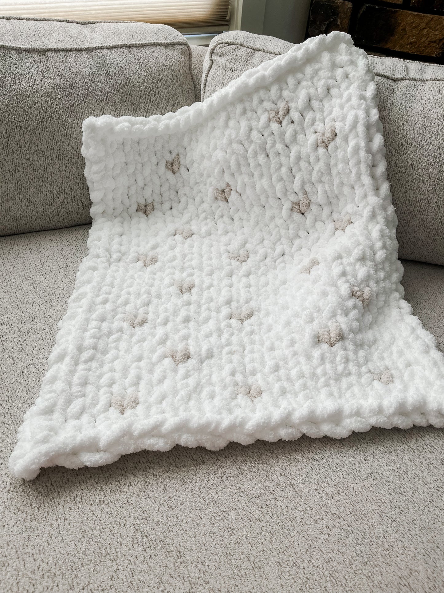 Baby Heart Blanket