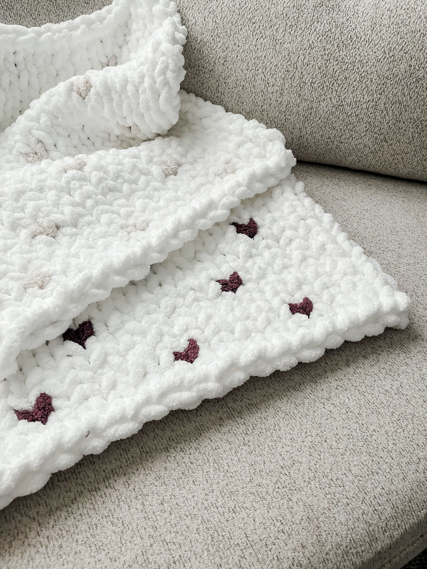 Baby Heart Blanket