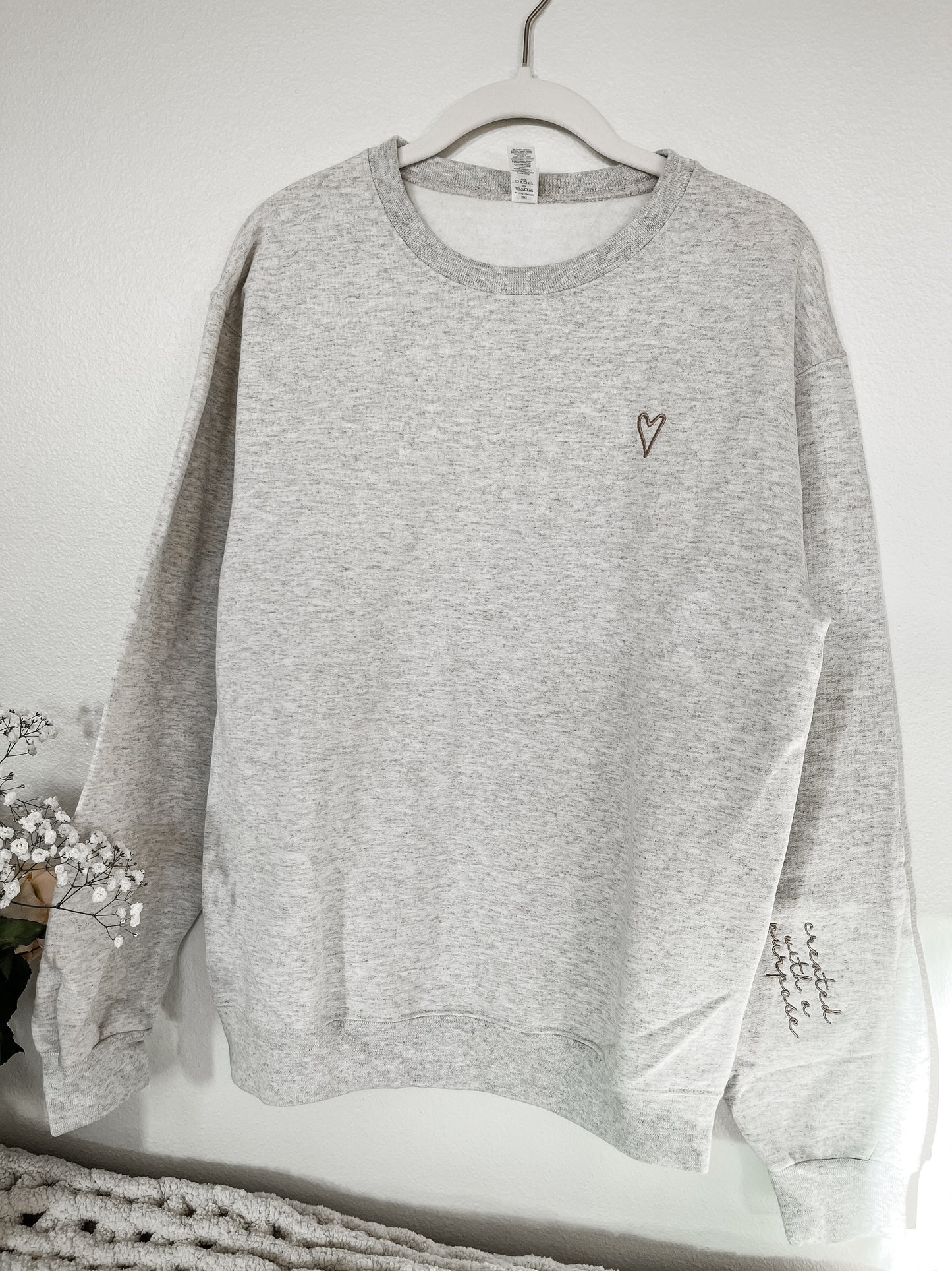 Created with a Purpose Embroidered Sweatshirt