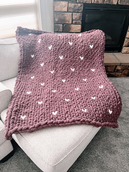 Mommy Heart Blanket