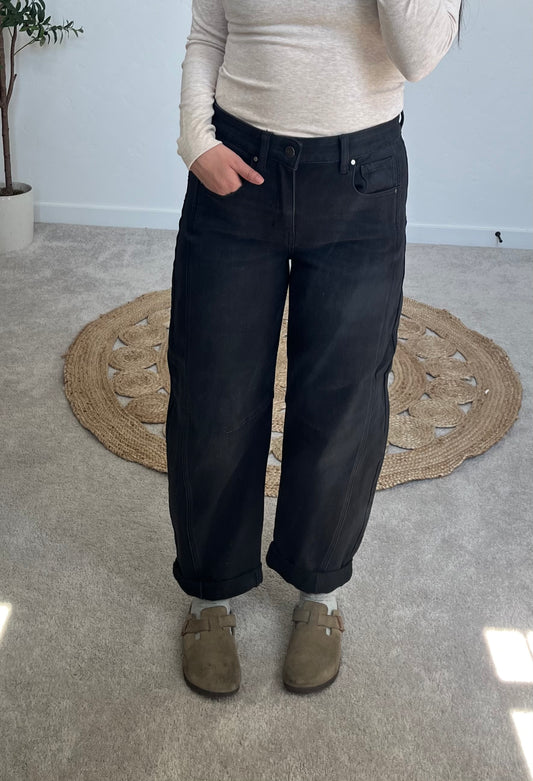 Blake High Rise Barrel Jean