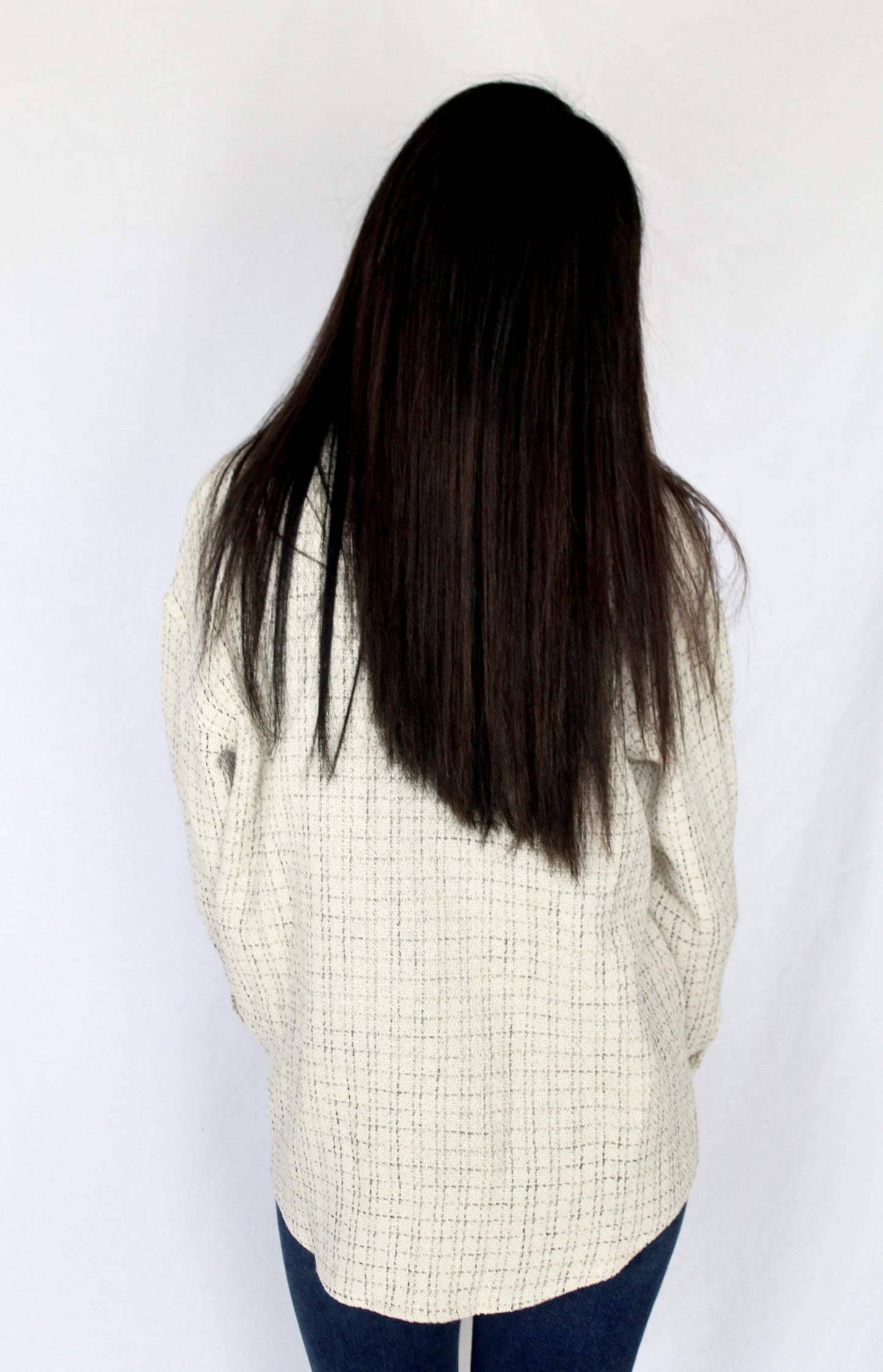 Tweed Button Down Shacket