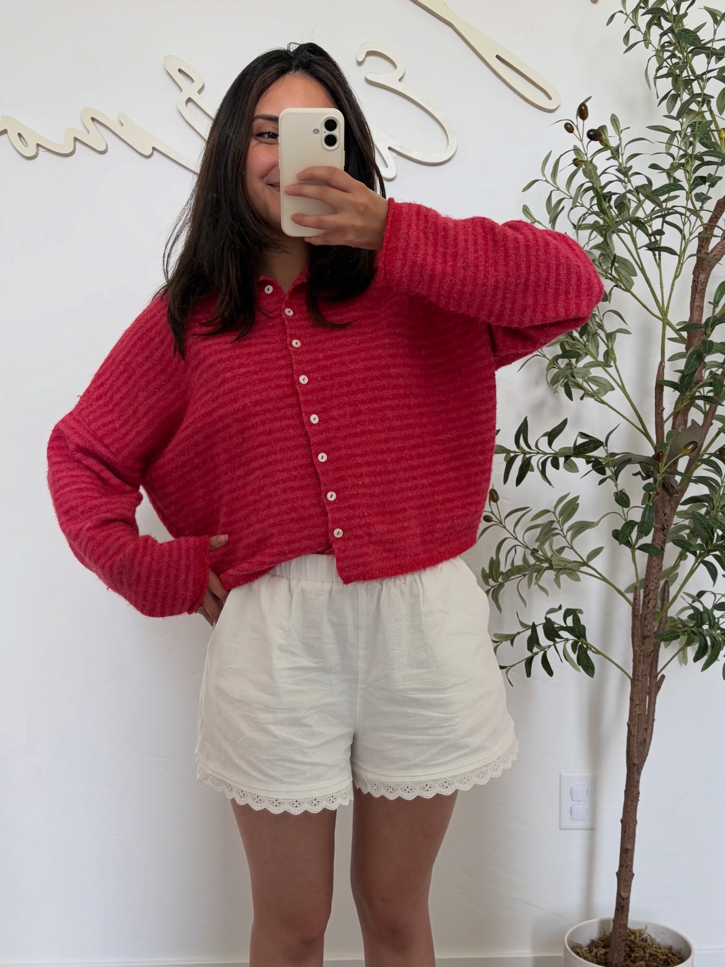 Mae Cotton Eyelet Shorts