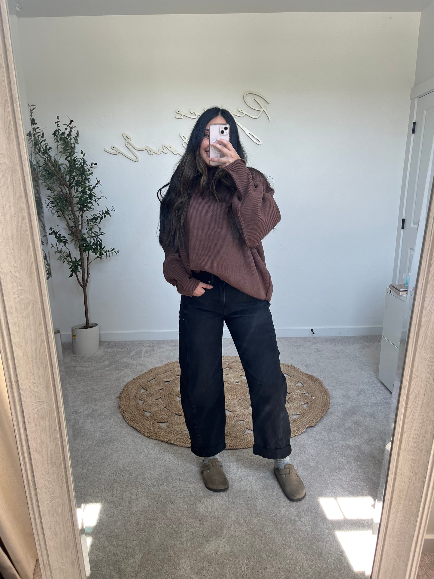 Oversized Essential Butter Knit - Chocolate