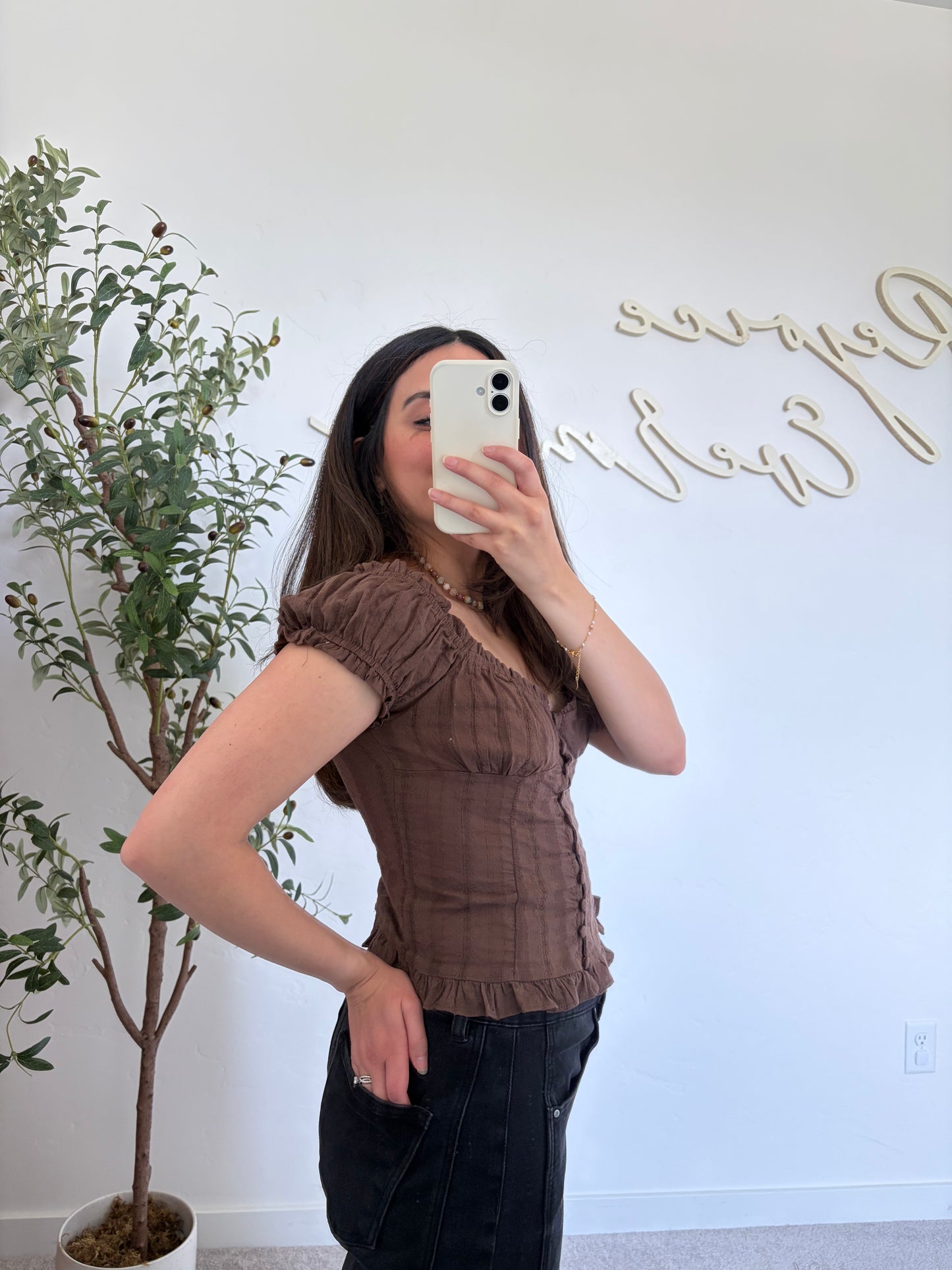 Cinnamon Sweetheart Top