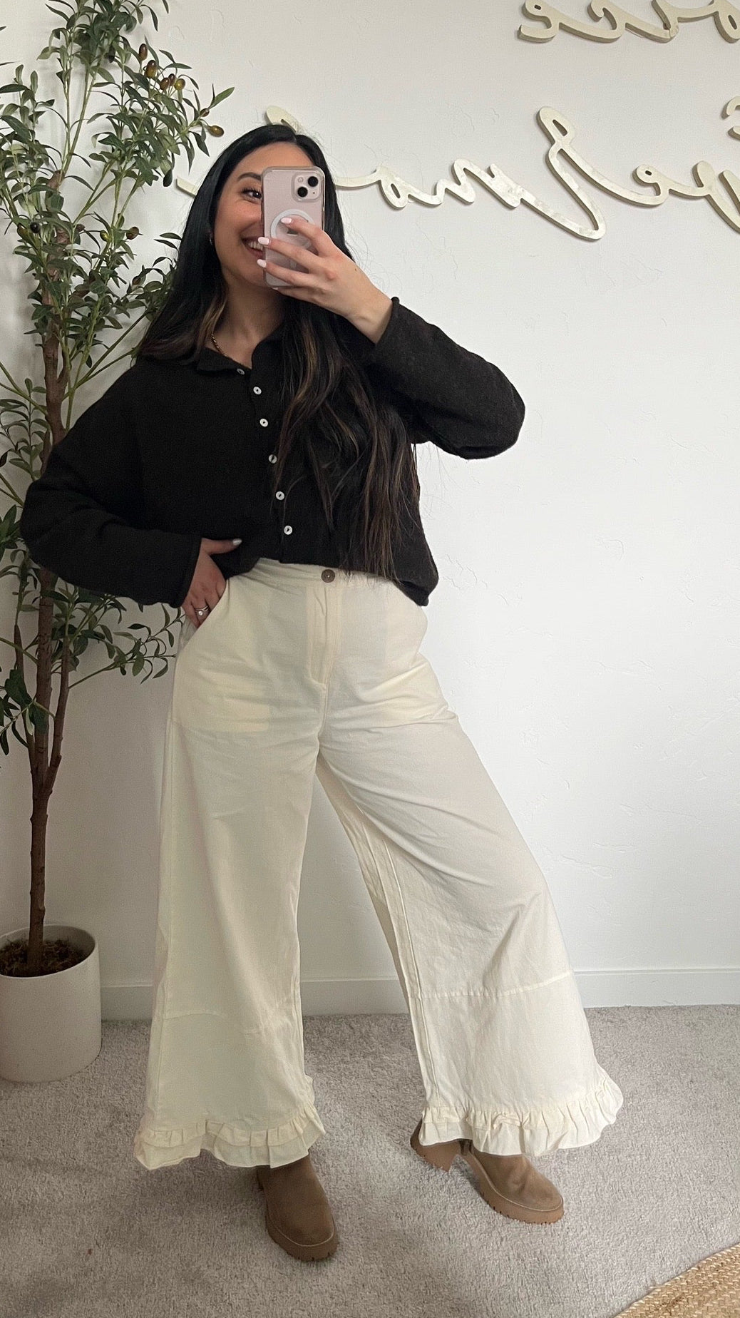 Willow Ruffle Pant