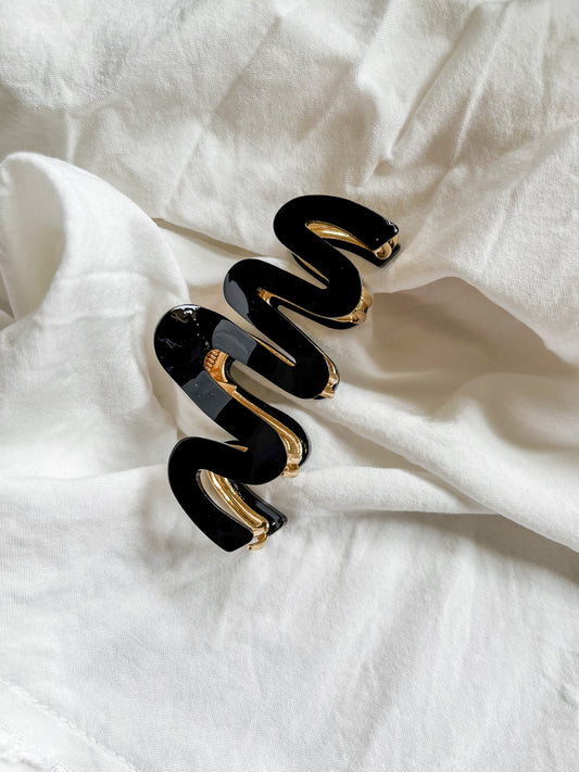 Swiggle Clip in Black