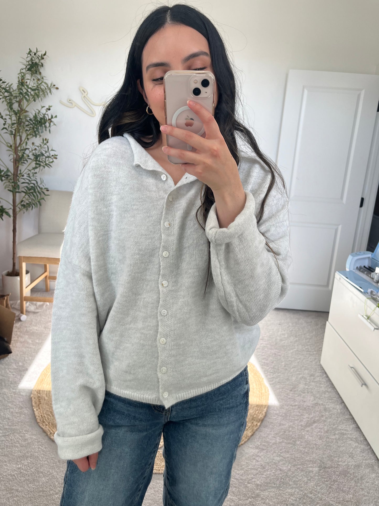 Abide Cardigan - Cloud