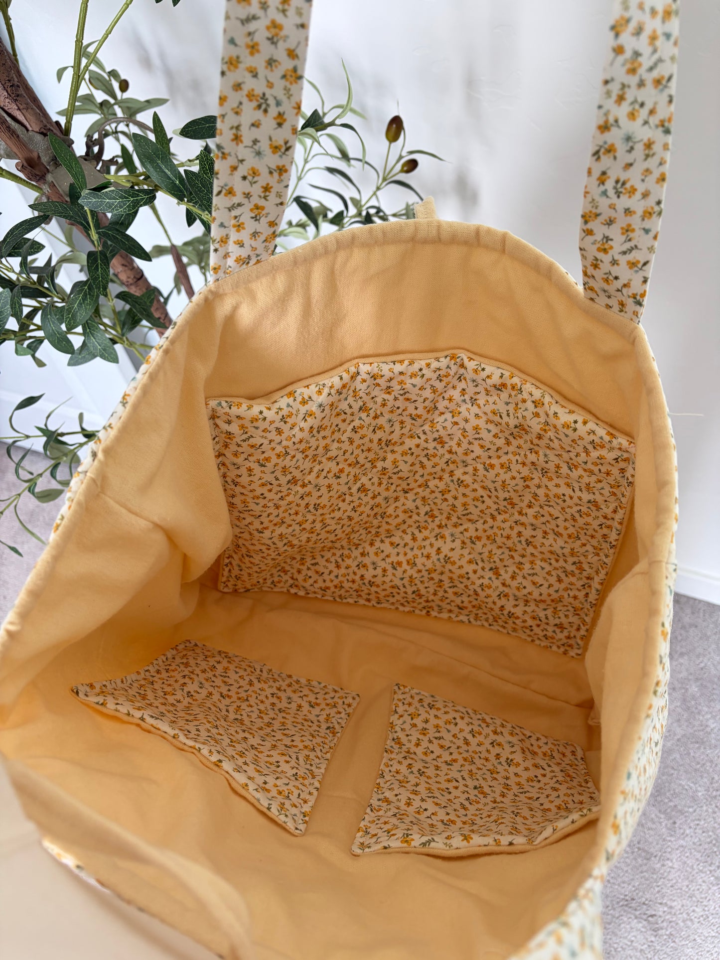 Buttercup Floral Tote Bag