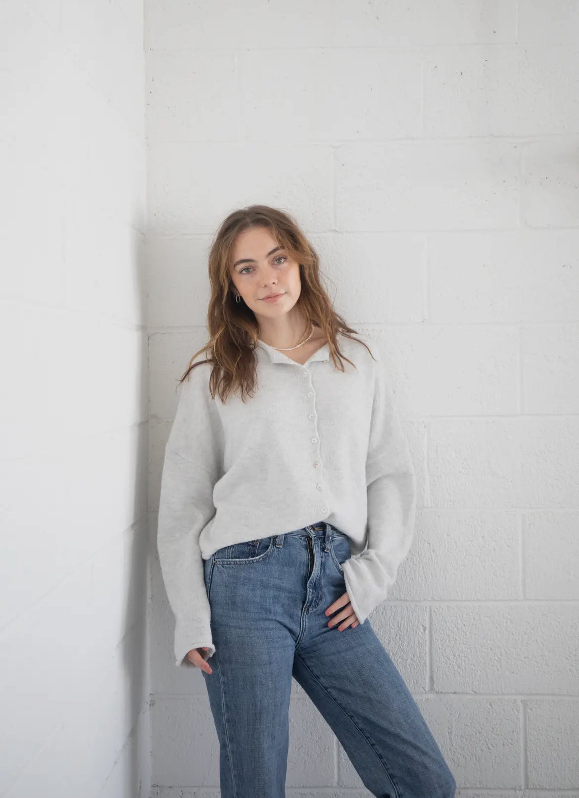 Abide Cardigan - Cloud