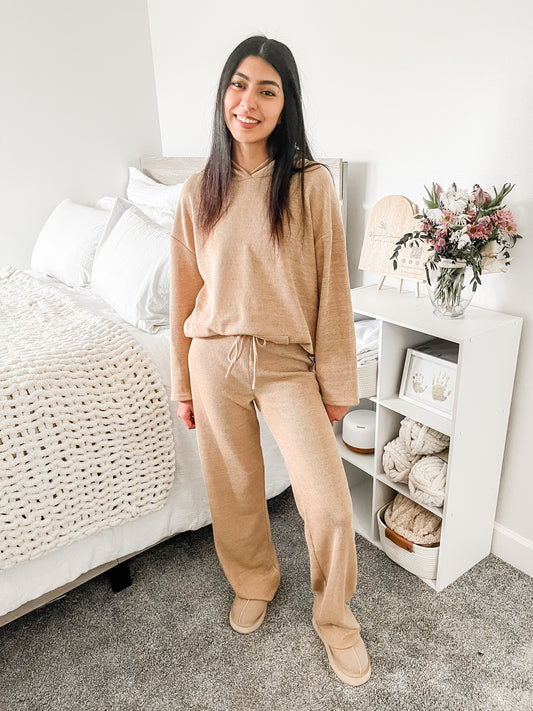 Stay In Knitted Lounge Set