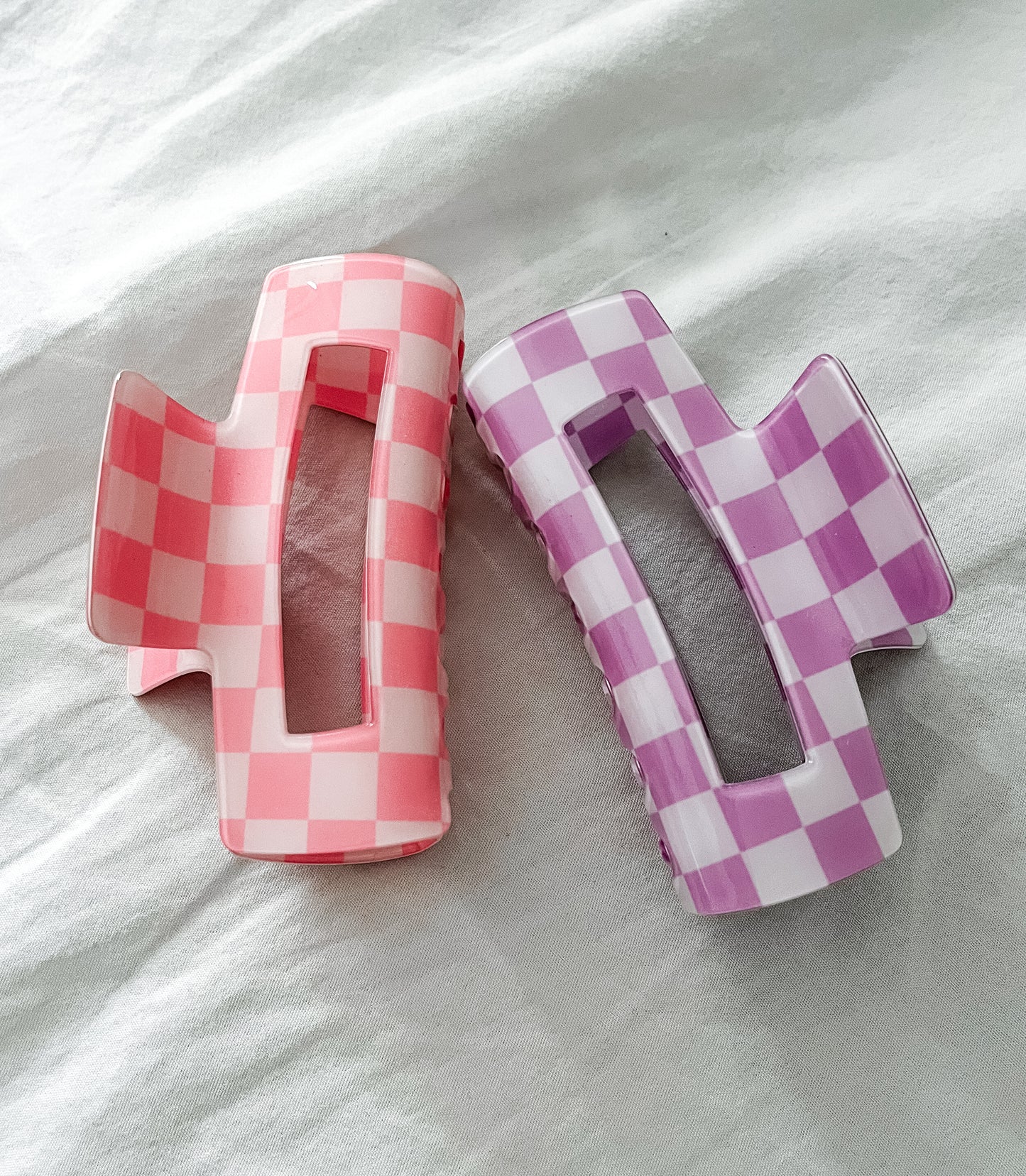 Checkered Hair Clip