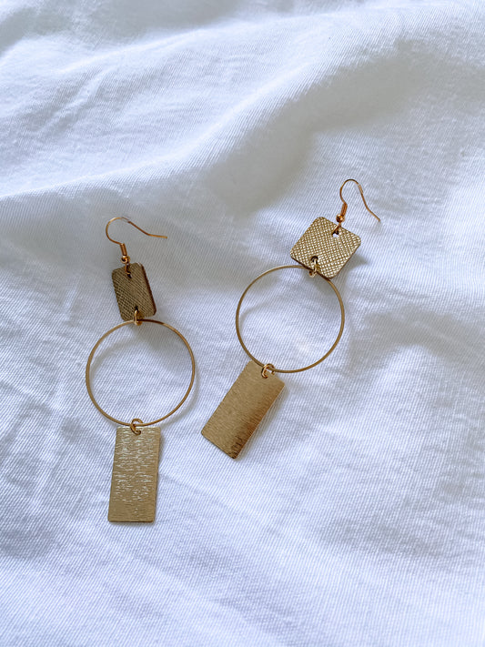 Clancy Circle Drop Earrings