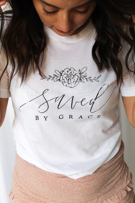 Saved by Grace Tee