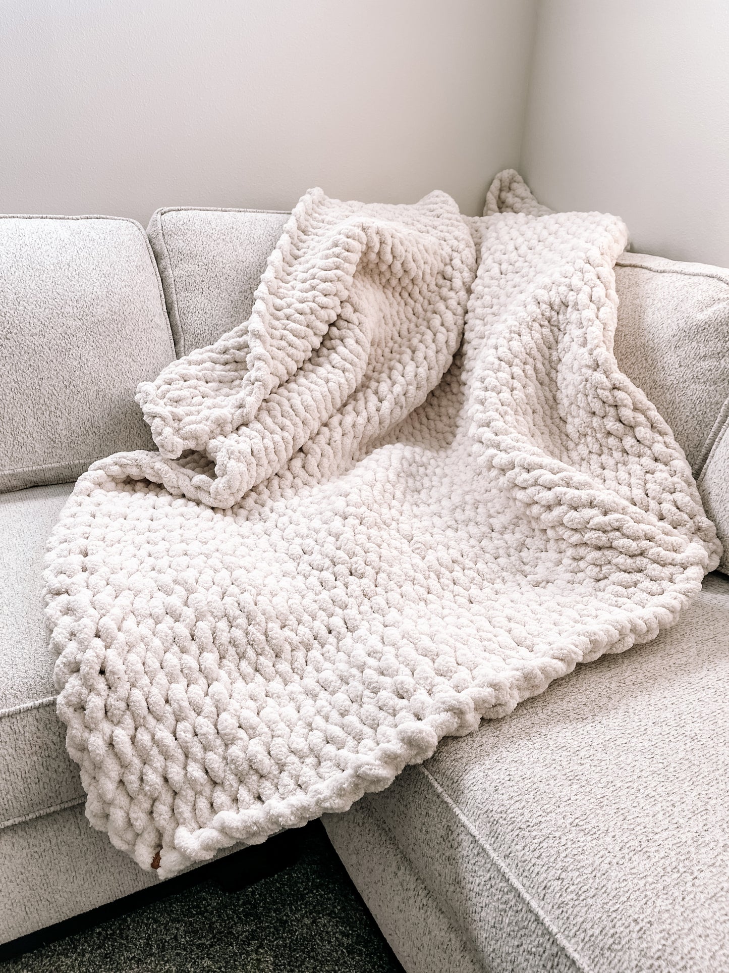 Chunky Knit Blanket